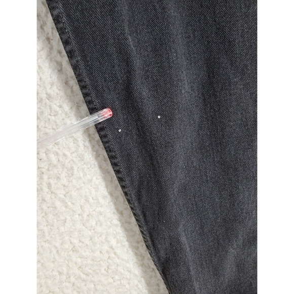 Vtg Y2K Levis 550 Black Jeans Mens 36x32 Relaxed Loose Hi Rise Canada (33x30.5) - Picture 10 of 16